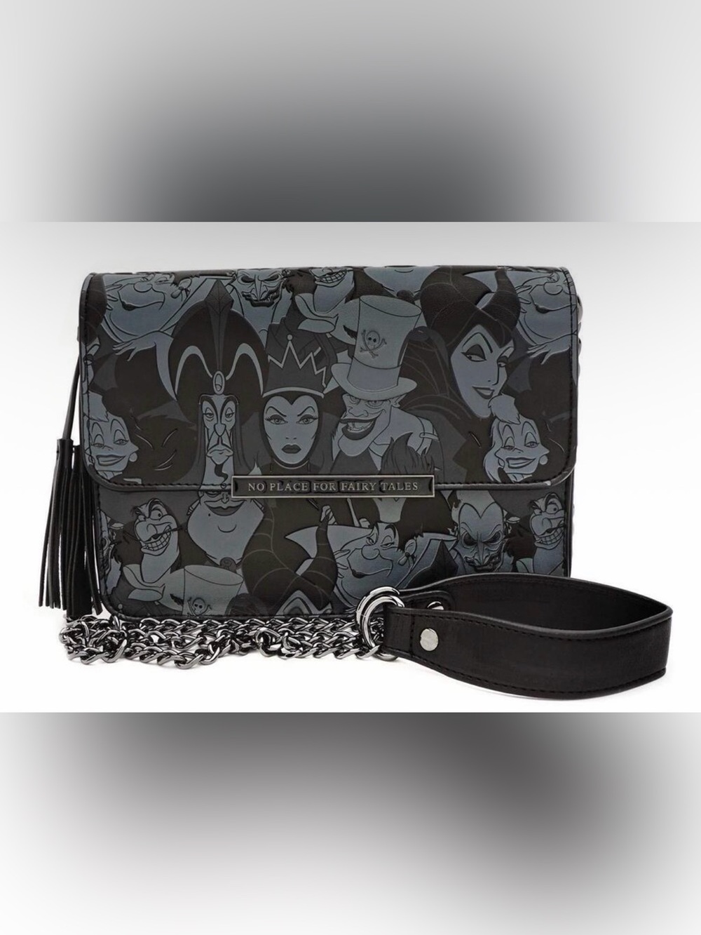 Lounfly Disney Villains Crossbody Clutch with Chain Strap